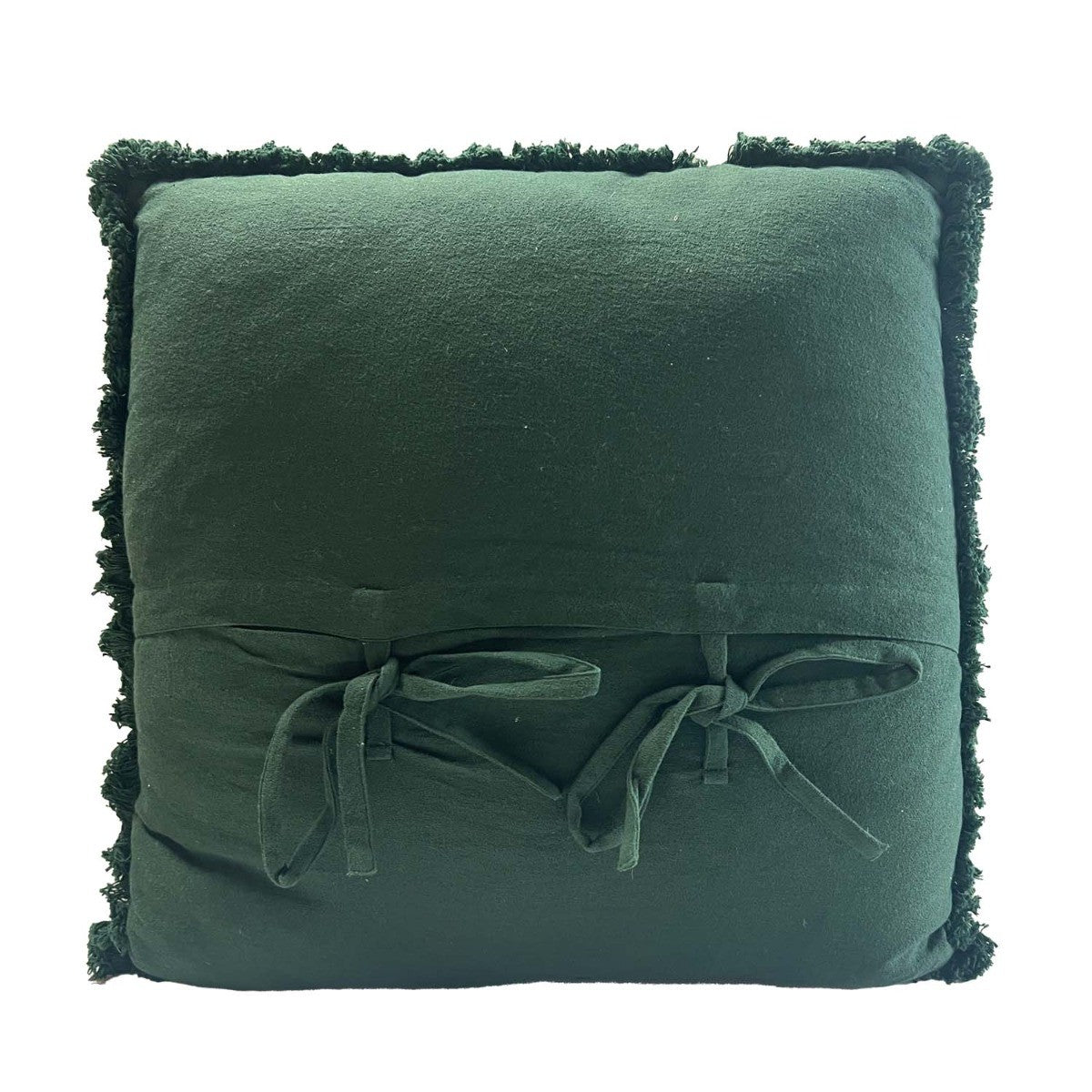 Cushion - VILLA FLORAL CUSHION WITH FRINGE DETAIL 50x50CM