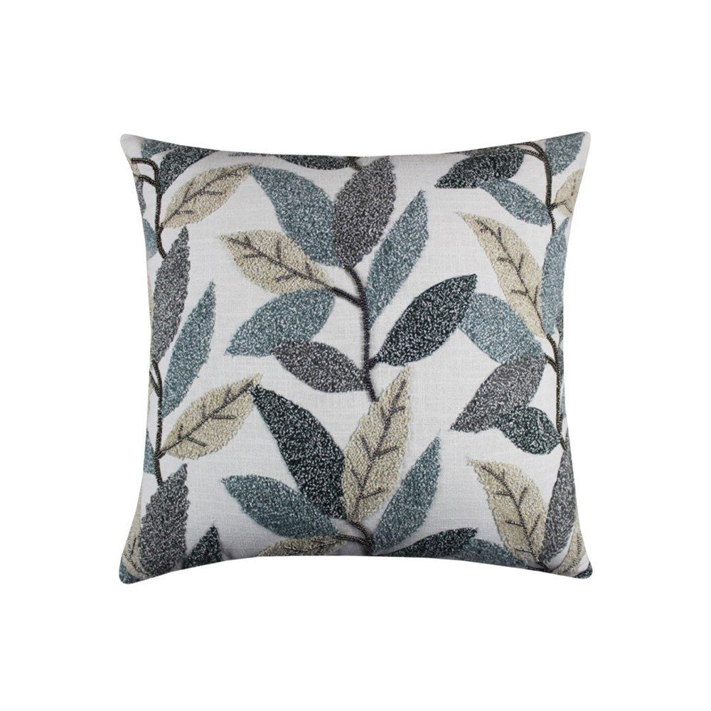 Cushion - WINDSWEPT LEAVES IN BLUE CUSHION 45x45CM