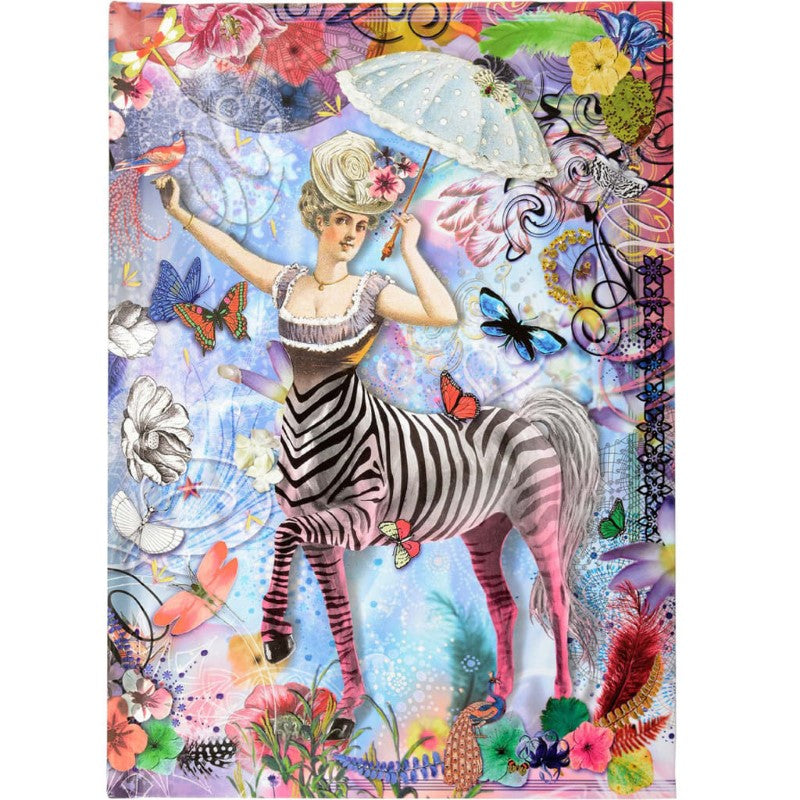 CHRISTIAN LACROIX ZEBRA GIRL B5 HARDBOUND JOURNAL