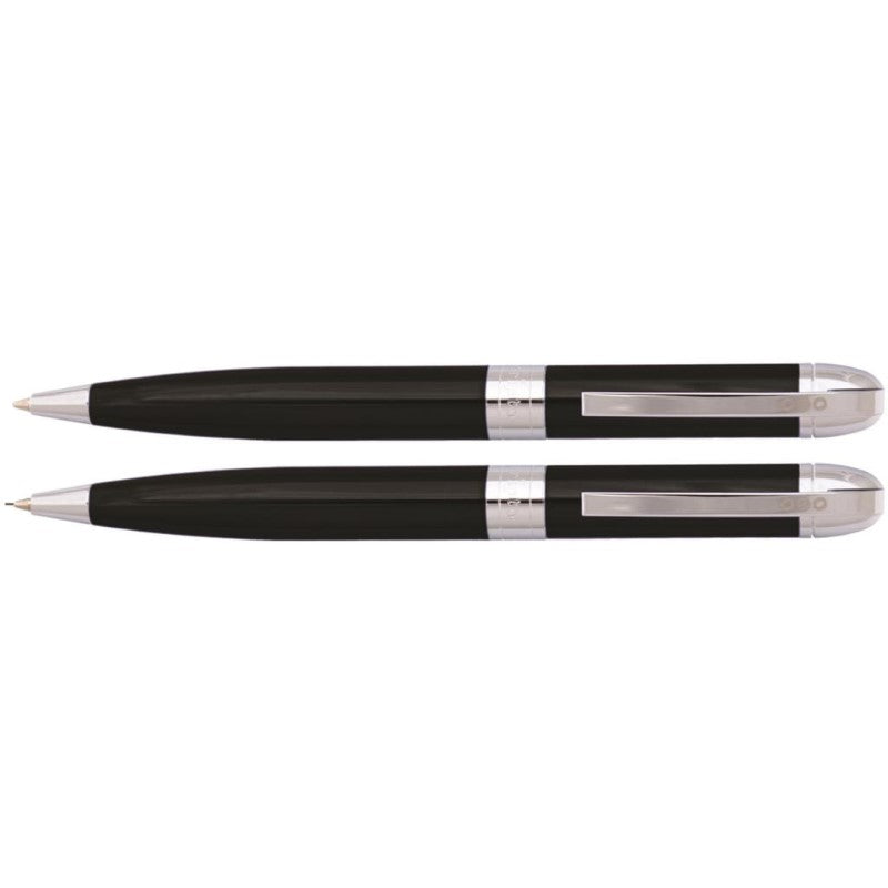 SCRIPTO SIERRA BALLPOINT + MECHANICAL PENCIL BLACK