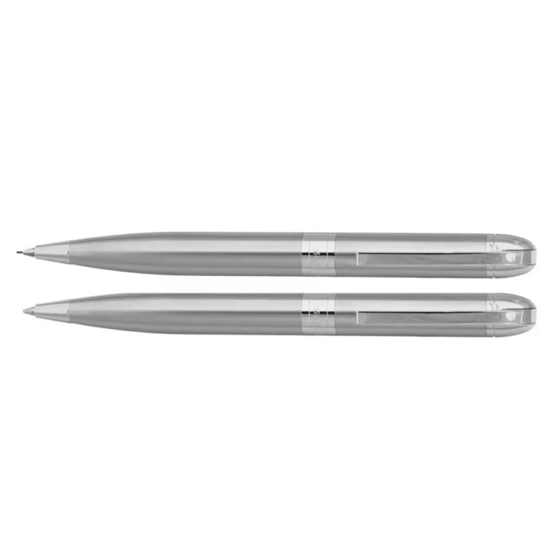 SCRIPTO SIERRA BALLPOINT + MECHANICAL PENCIL STAINLESS STEEL