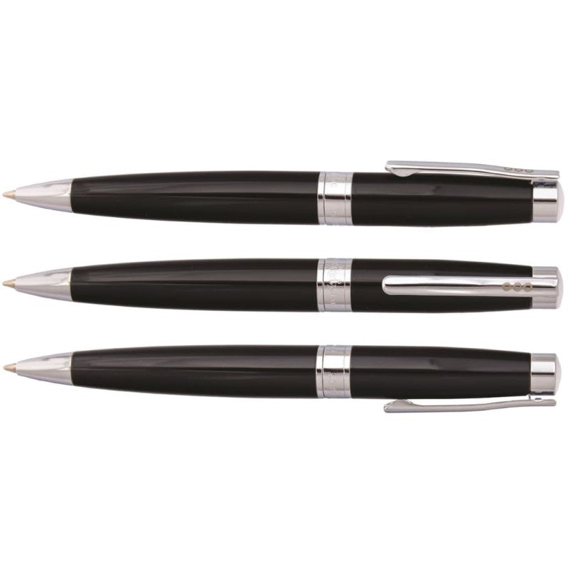 SCRIPTO TRIBUTE BALLPOINT BLACK / SILVER