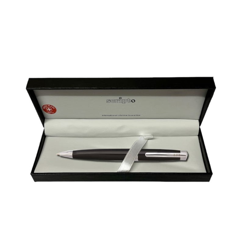 SCRIPTO TRIBUTE BALLPOINT BLACK / SILVER