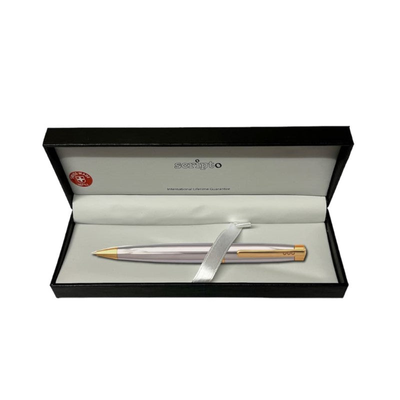 SCRIPTO TRIBUTE BALLPOINT CHROME / GOLD