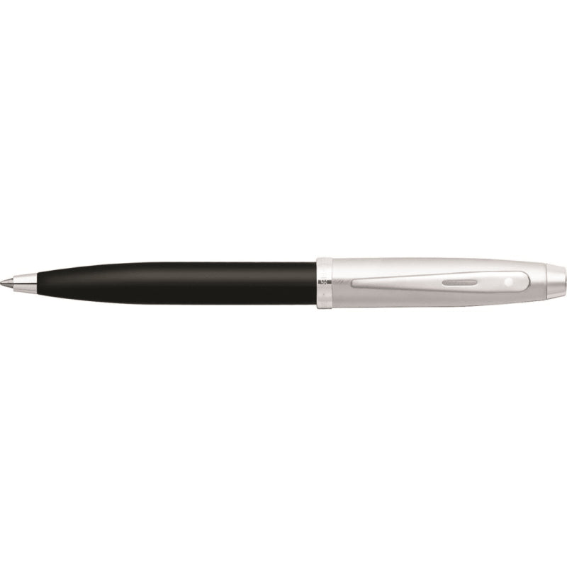 SHEAFFER® 100 GLOSSY BLACK/CHROME/NICKEL PLATE BALLPOINT PEN