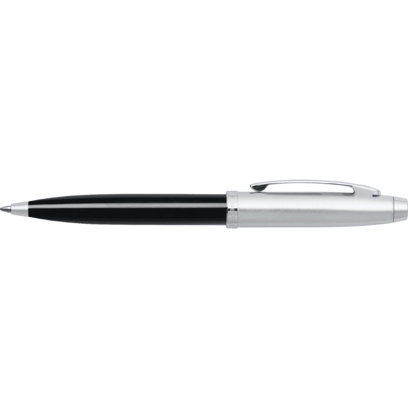 SHEAFFER® 100 GLOSSY BLACK/CHROME/NICKEL PLATE BALLPOINT PEN