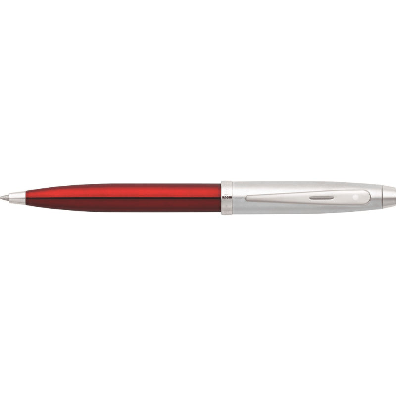 SHEAFFER® 100 RED/CHROME/NICKEL PLATE BALLPINT PEN