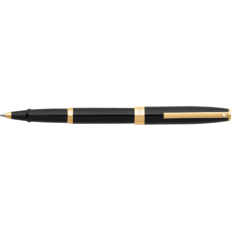 SHEAFFER® SAGARIS 9471 GLOSS BLACK ROLLERBALL PEN WITH GOLD TONE TRIM