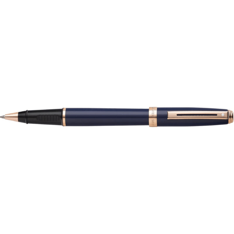 SHEAFFER PRELUDE COBALT BLUE LACQUER ROSE GOLD ROLLERBALL PEN