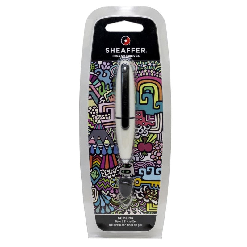SHEAFFER ION WHITE ROLLERBALL PEN HANG SELL