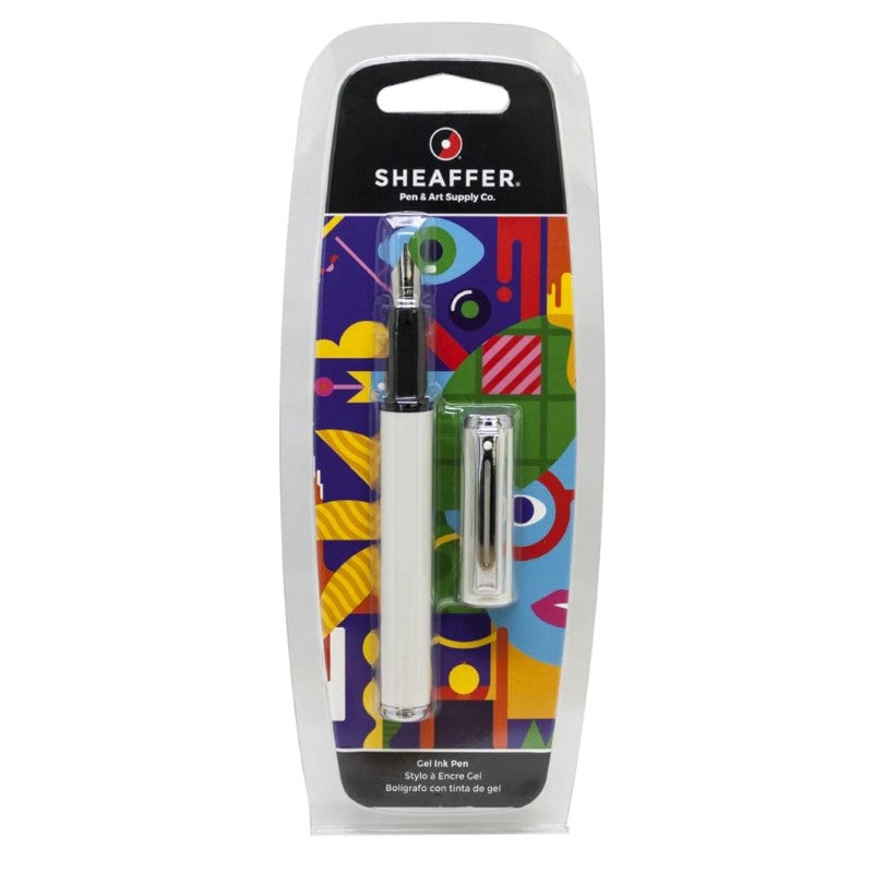 SHEAFFER POP WHITE FOUNTAIN MEDIUM FOUNTAIN PEN HANG SELL