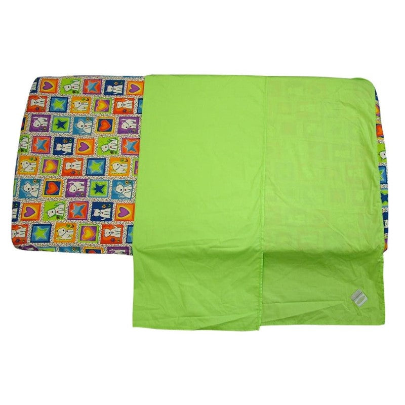 SILLY BILLYZ COT COMBO LIME/DOG POLYCOTTON