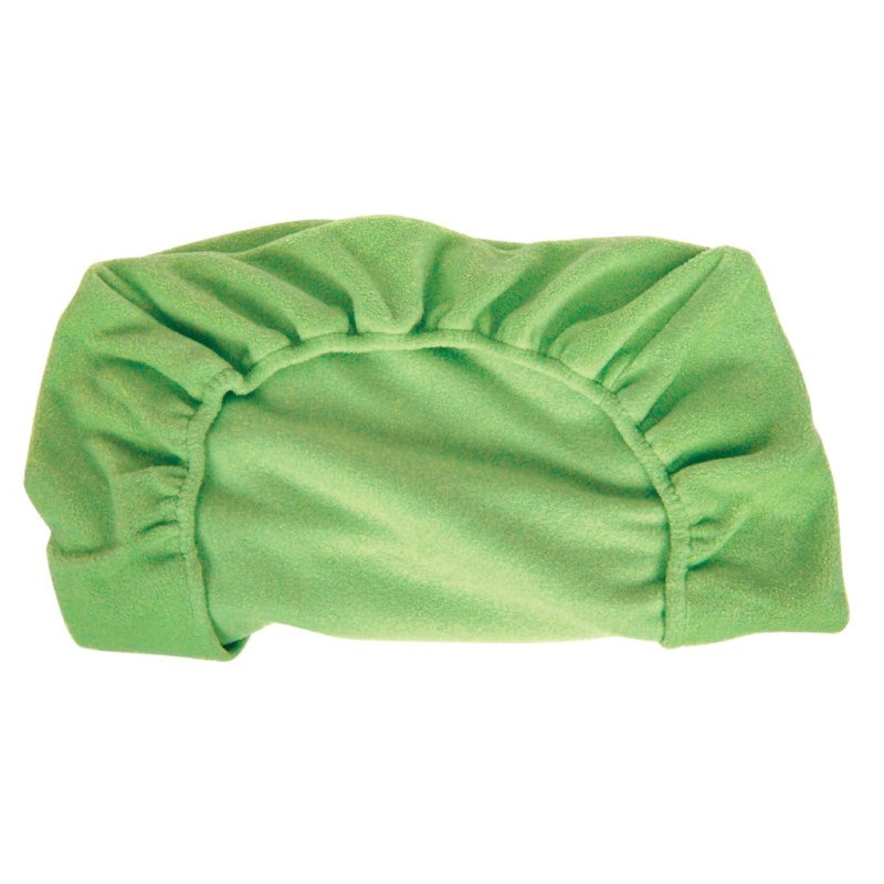 SILLY BILLYZ COT SHEET FITTED LIME POLA FLEECE