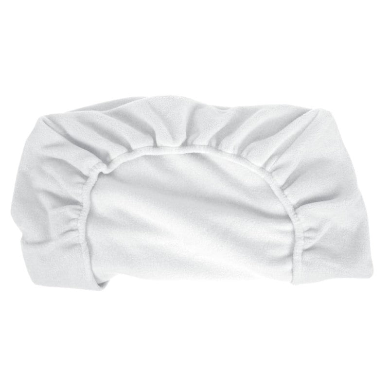 SILLY BILLYZ COT SHEET WHITE FITTED POLA FLEECE