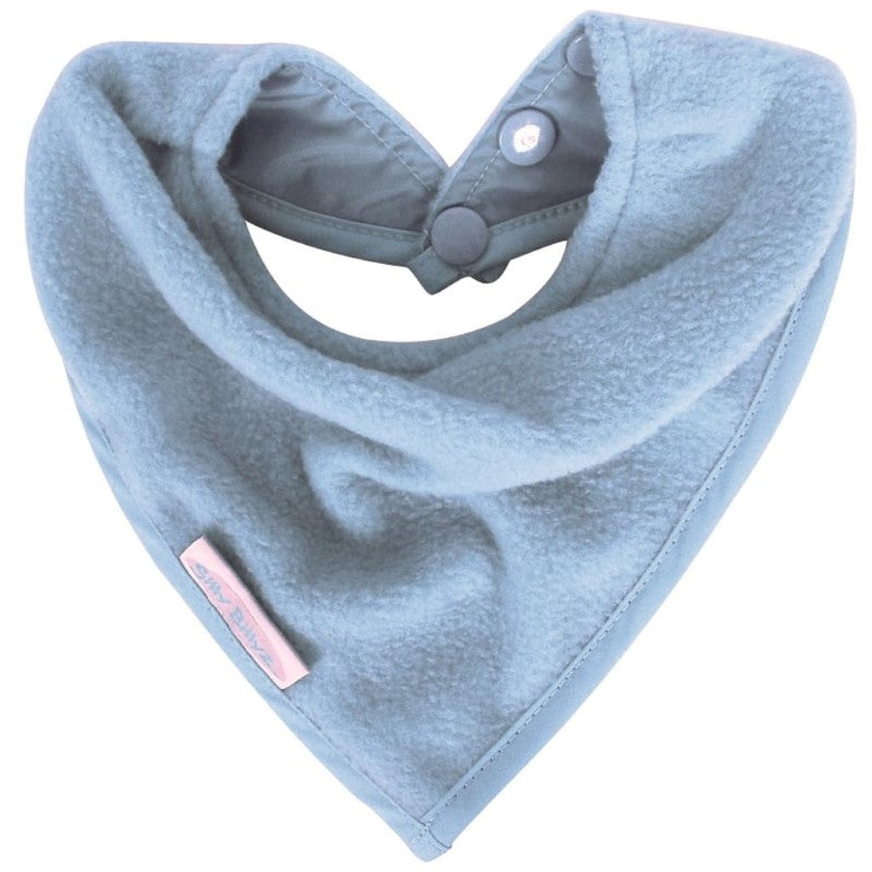 SILLY BILLYZ FLEECE BANDANA BIB SKY BLUE