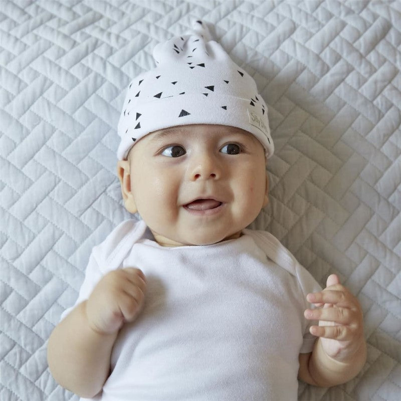 SILLY BILLYZ GUMNUT BABYHAT 2PK TRIANGLES