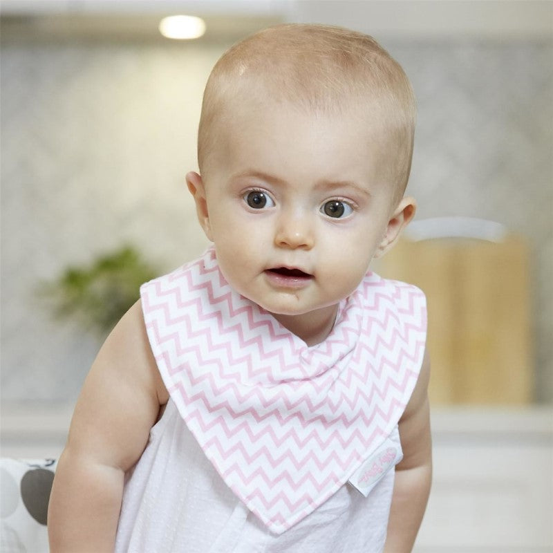 SILLY BILLYZ JERSEY BANDANA PINK CHEVRON