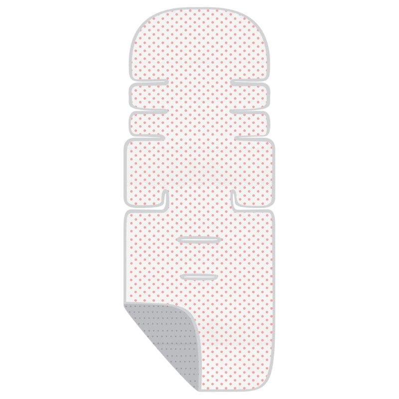 SILLY BILLYZ JERSEY STROLLER LINER PINK SPOTS