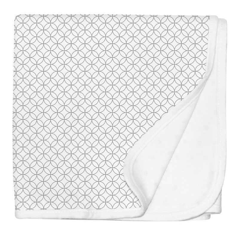 SILLY BILLYZ JERSEY SWADDLE BLANKET GEO CIRCLES