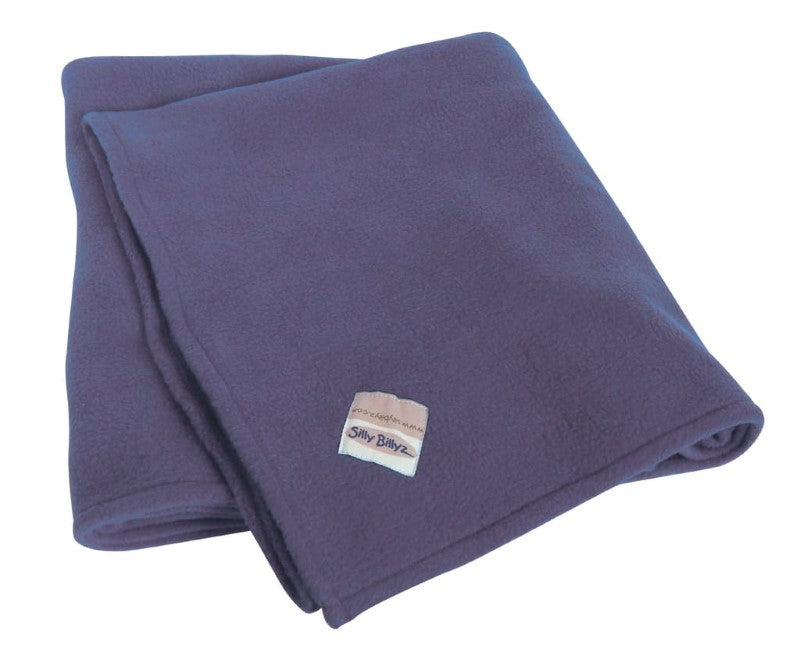 SILLY BILLYZ FLEECE COT BLANKET LILAC