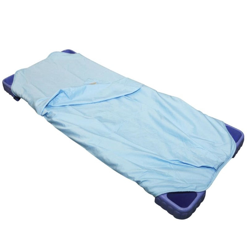 SILLY BILLYZ STACKER BED 1PC COMBO DUSTY BLUE POLYCOT