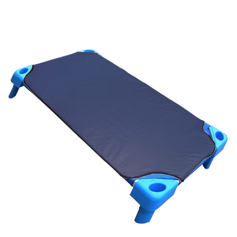 SILLY BILLYZ STACKER BED SHEET NAVY/SKYBLU FITTED P/C