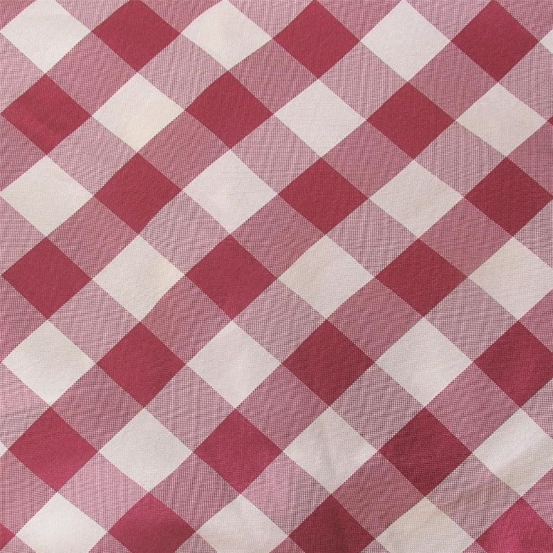 SILLY BILLYZ TABLECLOTH RED GINGHAM 120CM ROUND