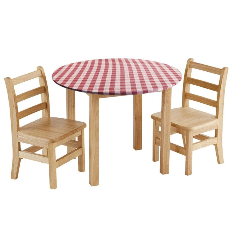 SILLY BILLYZ TABLECLOTH RED GINGHAM 120CM ROUND