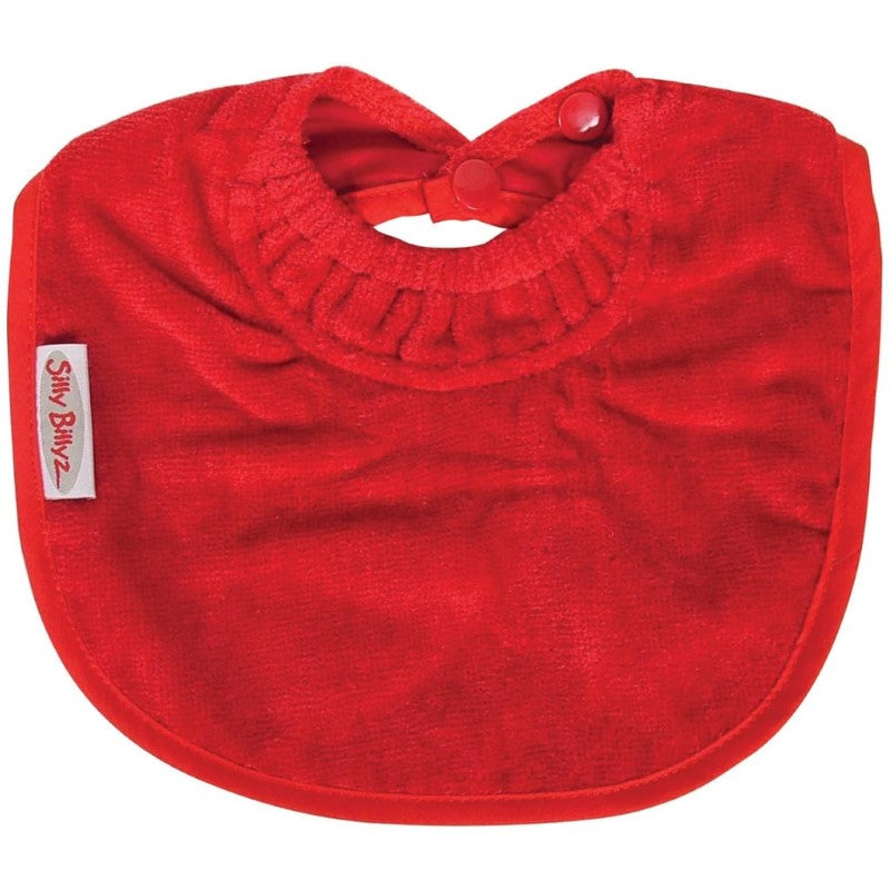 SILLY BILLYZ TOWEL BIBLET RED