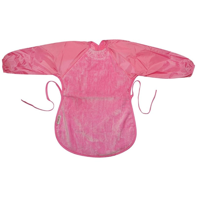 SILLY BILLYZ TOWEL MESSY EATER BIB CERISE