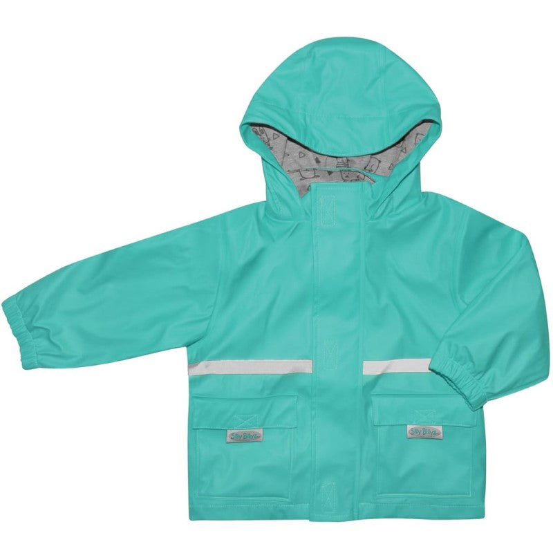 SILLY BILLYZ WATERPROOF JACKET AQUA LARGE
