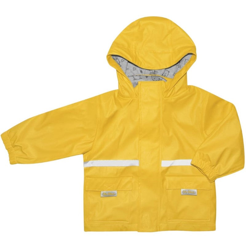 SILLY BILLYZ WATERPROOF JACKET YELLOW MEDIUM