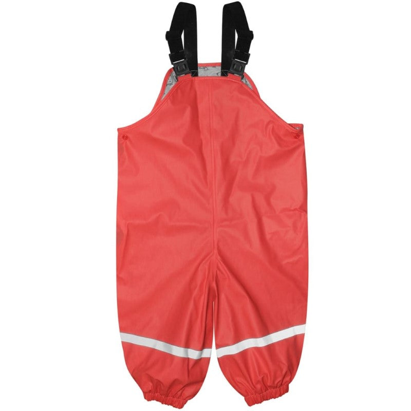 SILLY BILLYZ WATERPROOF OVERALL RED LARGE