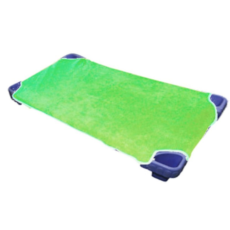 SILLY BILLYZ STACKER BED FITTED SHEET FLEECE LIME