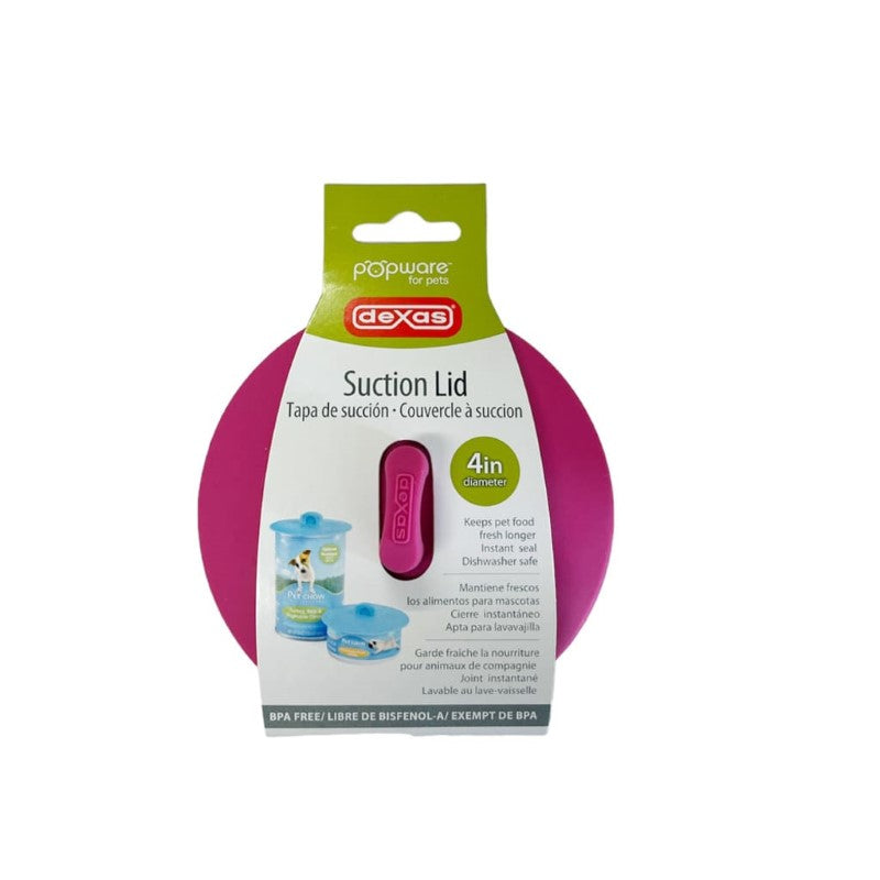 SUCTION LID SMALL PINK