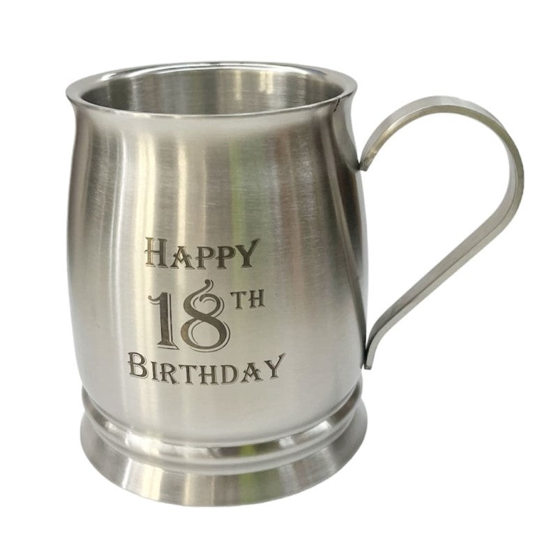 COYOTE S/S BEER MUG H 18TH MATT