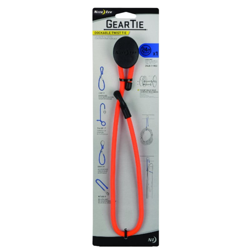 NITE IZE GEAR TIE DOCKABLE 24 INCHES