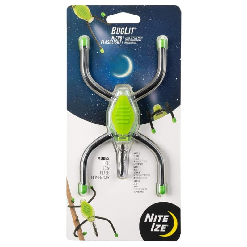 NITE IZE BUGLIT GREEN/LIME/BLK FEET