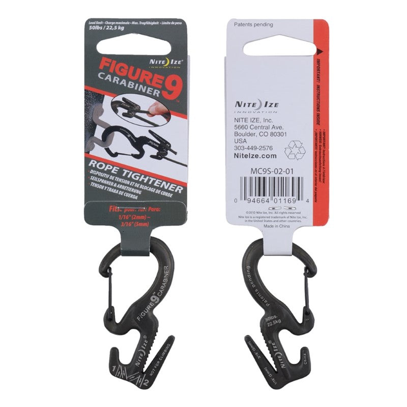 NITE IZE SML F9 CARABINER ANODIZED