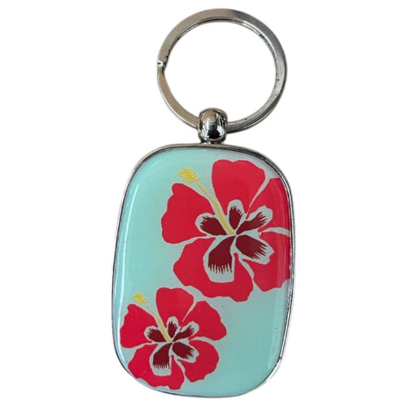 GDESIGN GD ENAMEL KEYHOLDER HIBISCUS
