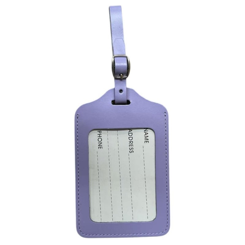 GDESIGN GD LEATHER LUGGAGE TAG MAUVE