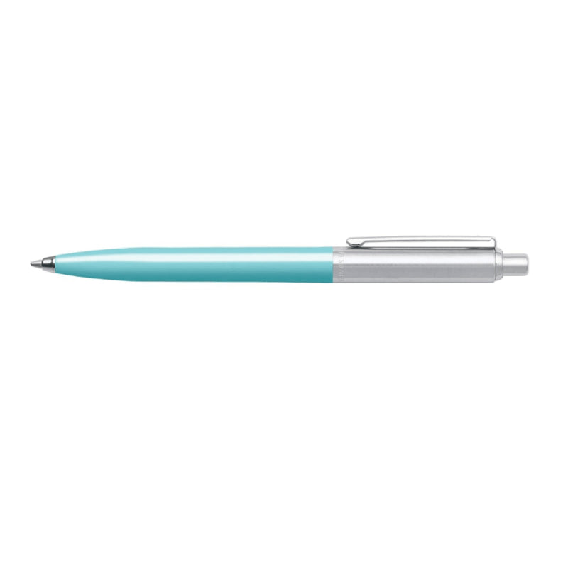 SHEAFFER SENTINEL TURQUOISE/CHROME BALLPOINT PEN