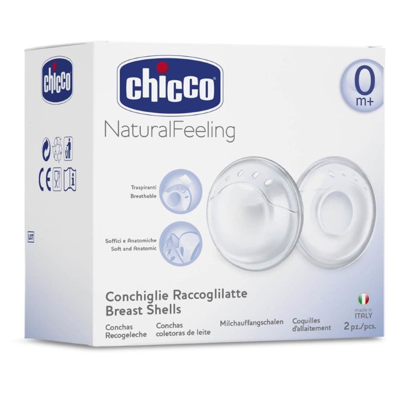 CHICCO BREAST SHELLS: NATURALFEELING - 2PK