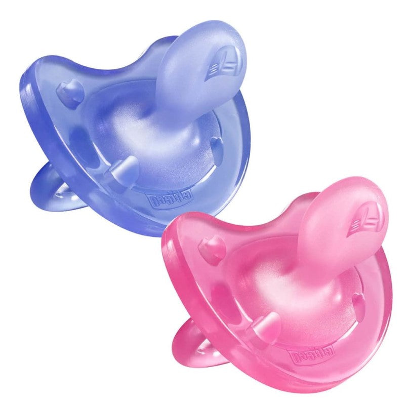 CHICCO SOOTHER: PHYSIO SOFT 12M+ 2PK - GIRL