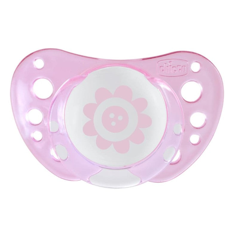 CHICCO SOOTHER: PHYSIO AIR 0-6M 2PK - GIRL
