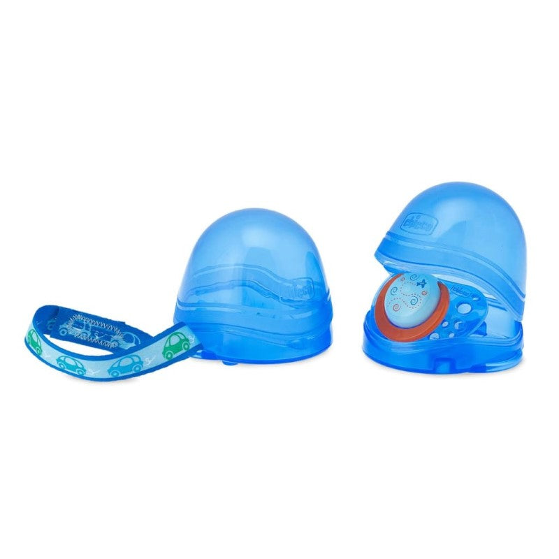 CHICCO DOUBLE SOOTHER HOLDER - BLUE