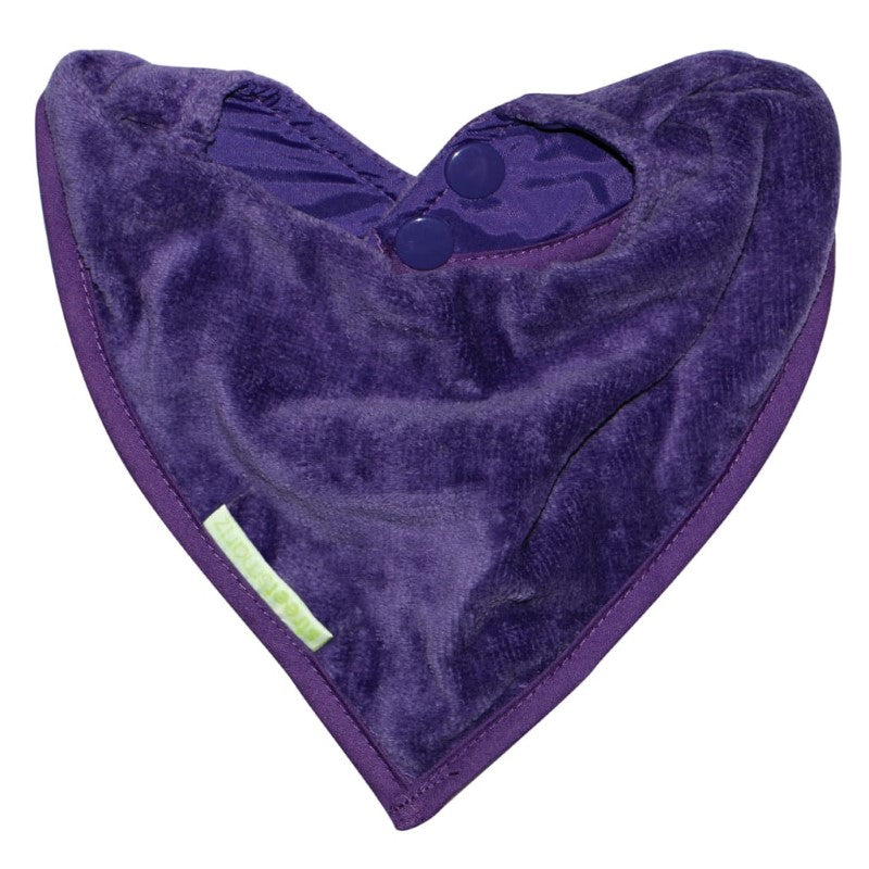 TOWEL YOUTH BANDANA BIB PURPLE