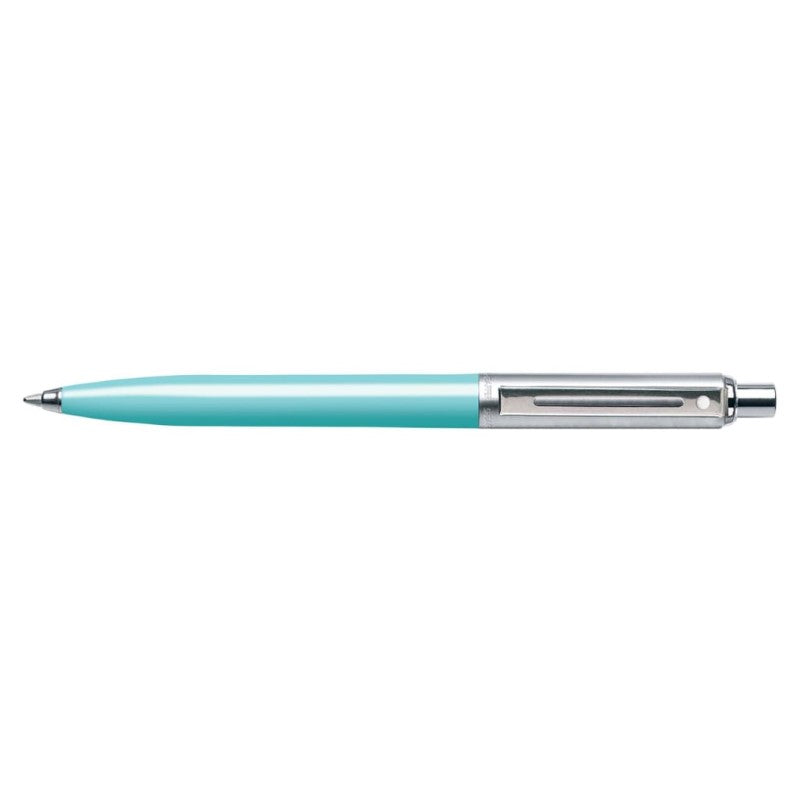 SHEAFFER SENTINEL TURQUOISE/CHROME BALLPOINT PEN HANG SELL