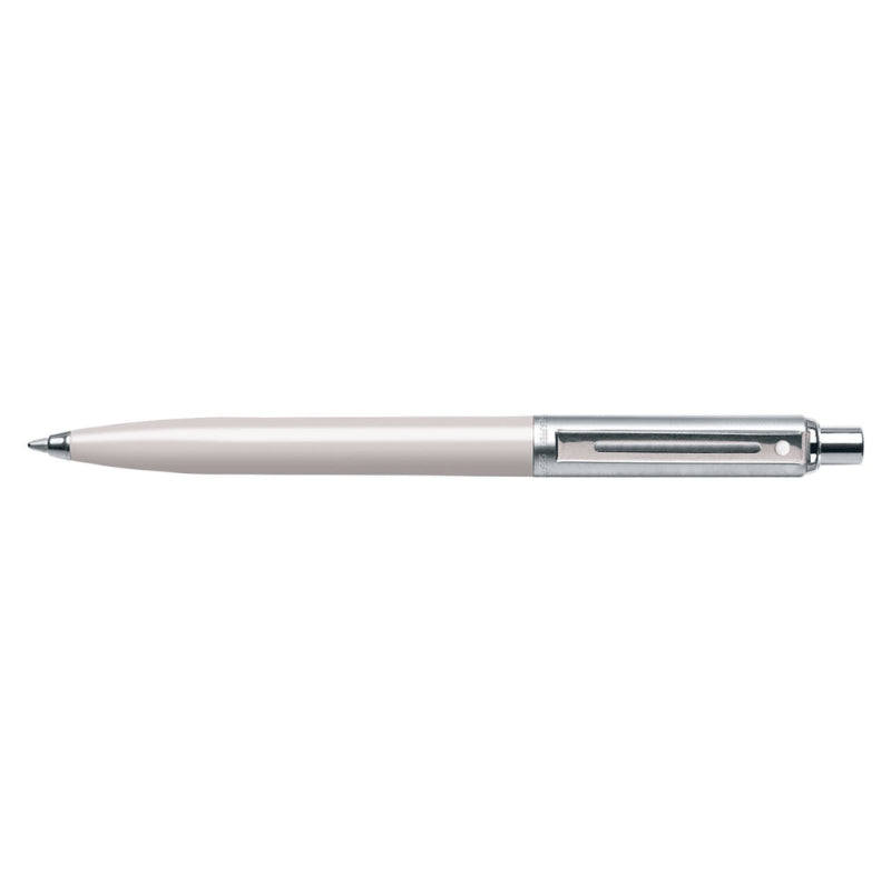 SHEAFFER SENTINEL WHITE/CHROME BALLPOINT PEN HANG SELL