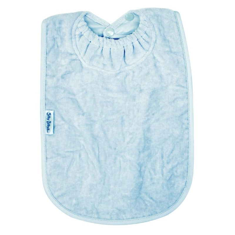 SILLY BILLYZ TOWEL XL BIB DUSTY BLUE